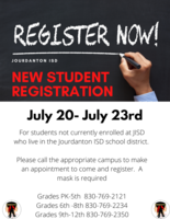 New Student Registration