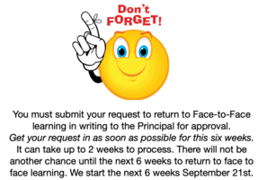 Face to Face Reminder