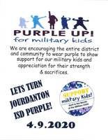 PURPLE UP! for military kids